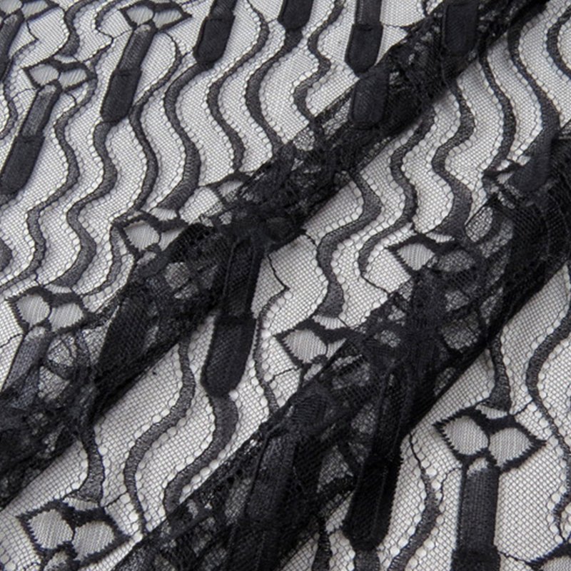 Lace Fabric Women's Polyester Warp Knit for Women's Wear Wholesale Sup 9